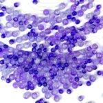 Purple Crackle Glass Beads: 6MM 8MM Round Crystal Spacer for Jewelry Making - Image 4