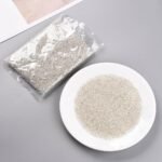 3000PCS 3MM White Glass Seed Beads 8/0 Silver Lined Transparent Round Spacer Beads Jewelry Making
