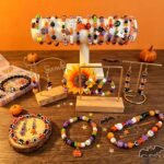 1970PCS Halloween Bracelet Making Kit Beads Charms Pumpkin Skull Ghost Spider DIY Jewelry Crafts - Image 5