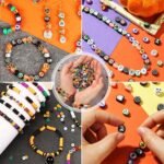 1480PCS Halloween Polymer Clay Beads Charms Bracelet Necklace Earring DIY Jewelry Making Kit - Image 5