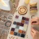1200PCS 6MM Glass Beads DIY Jewelry Making Kit: Black, White, Gray Series Crystal Beads