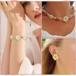 100PCS 15MM White Plumeria Flower Beads | Hawaiian Frangipani Spacer Beads - Image 4