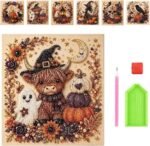 Halloween Ghost Pearl Art DIY Kit: Bead Wall Display Craft Set - Image 9