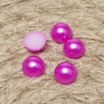 Dark Fuchsia Flatback Pearl Beads | 7 Sizes, DIY Craft Embellishments (1900PCS) - Image 3