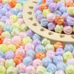 16MM Yellow Orange AB Acrylic Bubblegum Beads | Focal Beads for DIY Jewelry Pens Bracelets - Image 2