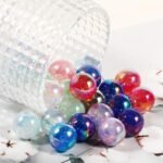 20PC 16MM Mirror Plated UV Cat Eye Acrylic Beads | Bling Focal Beads for DIY Jewelry - Image 5