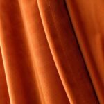 Orange Velvet Curtains | Luxury Window Panels | Blackout Curtain Panel | Modern Living Room Bedroom Window Decor - Image 10