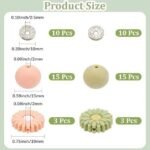 Flower Spacer Beads for DIY Crafts, Pens, Keychains, Necklaces, Bracelets (Plastic/Acrylic) - Image 3