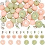 Flower Spacer Beads for DIY Crafts, Pens, Keychains, Necklaces, Bracelets (Plastic/Acrylic) - Image 2