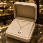 Teardrop CZ Necklace | Dainty Water Drop Pendant Necklace | Bridal Wedding Jewelry | Minimalist Gift For Her | Elegant Crystal Necklace - Image 9