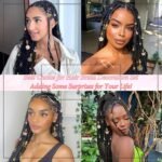 Gold Butterfly Flower Hair Charms for Braids, Locs, Dreadlocks | Coil Rings Cuffs Set - Image 4