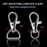 524PCS Keychain Making Kit | Lobster Clasps, Rings, Hooks, Jump Rings DIY Supplies - Image 3