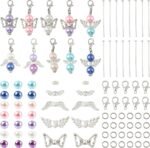 Angel Jewelry Making Kit | Silver Charms, Colorful Beads, Pendants, Findings - Image 2