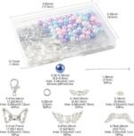 Angel Jewelry Making Kit | Silver Charms, Colorful Beads, Pendants, Findings - Image 4