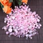 150G Pink Acrylic Beads | Kawaii Flower Heart Star Butterfly Bow DIY Jewelry - Image 3
