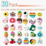 30 50 60PCS Assorted PVC Charms | Random Decorative Charms DIY Craft Jewelry Making Supplies - Image 2