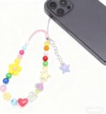 320PCS Acrylic Bead Kit | Transparent Candy Heart, Star, Flower Shapes for Jewelry Making - Image 5