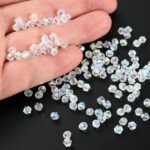 1000PCS 4MM Crystal AB Bicone Glass Beads for Jewelry Making Bracelet Necklace Crafts - Image 3