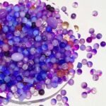 Purple Glass Beads Round Crystal for Jewelry Making Bracelets Necklaces Earrings DIY (550PCS 8MM) - Image 4
