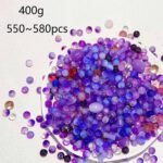 Purple Glass Beads Round Crystal for Jewelry Making Bracelets Necklaces Earrings DIY (550PCS 8MM) - Image 3