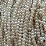 Ivory Glass Pearl Beads: 8MM Round Spacer for Jewelry Making (420PCS) - Image 3