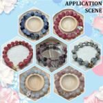600PCS 10MM Frosted Glass Beads: 24 Colors Matte Crackle Round DIY Bracelet Jewelry - Image 4