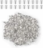 500PCS 2MM Silver Tube Crimp Beads | Brass Jewelry Making Supplies