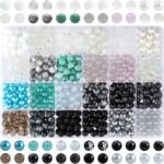 600PCS 8MM Glass Beads: 24 Colors Crystal Round Beads for Jewelry Making - Image 4