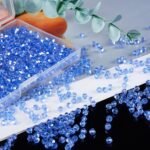 1200PCS 3MM Light Blue Bicone Crystal Glass Beads | Faceted DIY Jewelry Supplies - Image 2