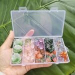 100PCS Flower Plant Glass Beads | 10 Styles Floral Spacer Beads for Bracelets, Jewelry DIY