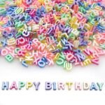 Large Pearl Alphabet Letter Beads | 12MM Mixed Shape Plastic DIY Jewelry Supplies