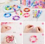 150PCS 15MM Silicone Round Beads | 30 Colors Focal Beads for Pens, Keychains, Bracelets - Image 5