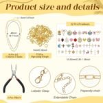 124PCS Bible Charm Making Kit | Religious Pendants, Christian Jewelry Supplies - Image 2