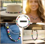 DIY Beaded Keychain Making Kit | Letter Heart Beads, Swivel Hooks, Cords Bag Charms - Image 4