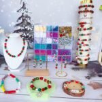 3140PCS Christmas Bead Kit | Red Green Clay, Acrylic, Pearl, Tree, Snowflake Charms (DIY Crafts) - Image 2