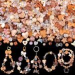 200-260PCS Brown Acrylic Beads | Assorted DIY Jewelry Making Crafts