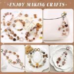 200-260PCS Brown Acrylic Beads | Assorted DIY Jewelry Making Crafts - Image 5