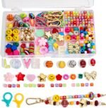 DIY Beaded Bag Charm Kit | Personalized Keychain Making Supplies (Craft Set) - Image 2