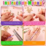 Clay Bead Keychain Making Kit | Friendship Bag Charm DIY Jewelry Craft Set - Image 2