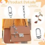 DIY Keychain Making Kit | 12 Blank Keychains, 12 Holographic Bags - Image 3