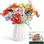 3D Beaded Flower Making Kit for Beginners | Create 30 Stems with Tutorials