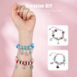 DIY Charm Bracelet Making Kit for Girls | Beads, Charms, Jewelry Box - Image 3