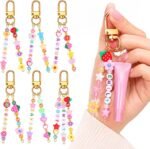 713-Piece Lip Gloss Keychain Making Kit | DIY Charms, Beads, Jewelry Supplies - Image 2