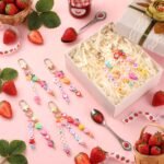 713-Piece Lip Gloss Keychain Making Kit | DIY Charms, Beads, Jewelry Supplies - Image 5