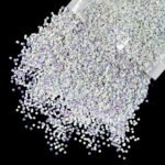 10000pcs 2MM White AB Jelly Rhinestones, Flatback Nail Art, Tumbler Decor (Bulk Set)