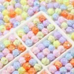 16MM Yellow Orange AB Acrylic Bubblegum Beads | Focal Beads for DIY Jewelry Pens Bracelets