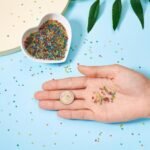 3300PCS 2MM Transparent Glass Seed Beads | Lustered Round Spacer Beads, Random Colors - Image 2