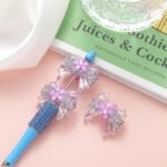 Rhinestone Bow Focal Beads | Crystal Butterfly Spacer Beads (4 Colors) - Image 3