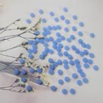 600PCS 6MM Light Blue Lampwork Glass Beads | Smooth Round DIY Jewelry Crafts - Image 2