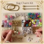366PCS Gold Carabiner Keychain Making Kit | DIY Bag Charm Supplies